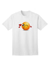 Kissy Face Emoji Adult T-Shirt-Mens T-Shirt-TooLoud-White-Small-Davson Sales