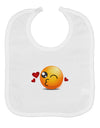 Kissy Face Emoji Baby Bib