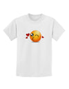 Kissy Face Emoji Childrens T-Shirt-Childrens T-Shirt-TooLoud-White-X-Small-Davson Sales