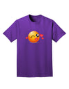 Kissy Face Emoji Girl Adult Dark T-Shirt-Mens T-Shirt-TooLoud-Purple-Small-Davson Sales
