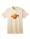 Kissy Face Emoji Girl Adult T-Shirt-Mens T-Shirt-TooLoud-Natural-Small-Davson Sales