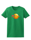 Kissy Face Emoji Womens Dark T-Shirt-Womens T-Shirt-TooLoud-Kelly-Green-X-Small-Davson Sales