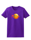 Kissy Face Emoji Womens Dark T-Shirt-Womens T-Shirt-TooLoud-Purple-X-Small-Davson Sales