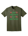 Know Jesus Know Peace Christmas Adult Dark T-Shirt-Mens T-Shirt-TooLoud-Military-Green-Small-Davson Sales