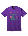 Know Jesus Know Peace Christmas Adult Dark T-Shirt-Mens T-Shirt-TooLoud-Purple-Small-Davson Sales