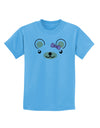 Kyu-T Ears - Beartholomea Girl Teddy Bear Childrens T-Shirt-Childrens T-Shirt-TooLoud-Aquatic-Blue-X-Small-Davson Sales