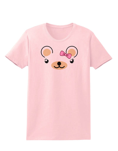 Kyu-T Ears - Beartholomea Girl Teddy Bear Womens T-Shirt-Womens T-Shirt-TooLoud-PalePink-X-Small-Davson Sales