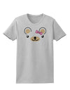 Kyu-T Ears - Beartholomea Girl Teddy Bear Womens T-Shirt-Womens T-Shirt-TooLoud-AshGray-X-Small-Davson Sales