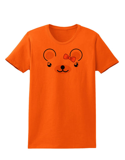 Kyu-T Ears - Beartholomea Girl Teddy Bear Womens T-Shirt-Womens T-Shirt-TooLoud-Orange-X-Small-Davson Sales