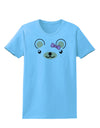 Kyu-T Ears - Beartholomea Girl Teddy Bear Womens T-Shirt-Womens T-Shirt-TooLoud-Aquatic-Blue-X-Small-Davson Sales