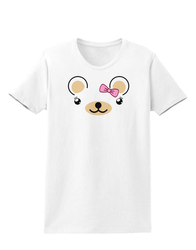 Kyu-T Ears - Beartholomea Girl Teddy Bear Womens T-Shirt-Womens T-Shirt-TooLoud-White-X-Small-Davson Sales