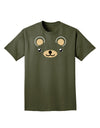 Kyu-T Ears - Beartholomew Teddy Bear Adult Dark T-Shirt-Mens T-Shirt-TooLoud-Military-Green-Small-Davson Sales