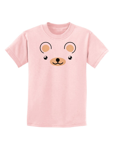 Kyu-T Ears - Beartholomew Teddy Bear Childrens T-Shirt-Childrens T-Shirt-TooLoud-PalePink-X-Small-Davson Sales