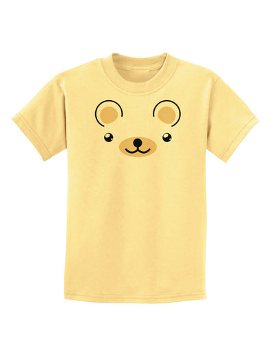 Kyu-T Ears - Beartholomew Teddy Bear Childrens T-Shirt-Childrens T-Shirt-TooLoud-Daffodil-Yellow-X-Small-Davson Sales