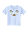 Kyu-T Ears - Beartholomew Teddy Bear Toddler T-Shirt-Toddler T-Shirt-TooLoud-Light-Blue-2T-Davson Sales