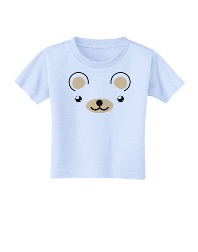 Kyu-T Ears - Beartholomew Teddy Bear Toddler T-Shirt-Toddler T-Shirt-TooLoud-Light-Blue-2T-Davson Sales