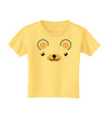 Kyu-T Ears - Beartholomew Teddy Bear Toddler T-Shirt-Toddler T-Shirt-TooLoud-Daffodil-Yellow-2T-Davson Sales