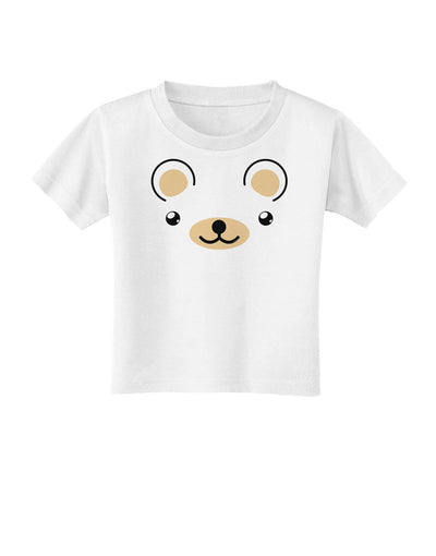 Kyu-T Ears - Beartholomew Teddy Bear Toddler T-Shirt-Toddler T-Shirt-TooLoud-White-2T-Davson Sales