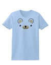 Kyu-T Ears - Beartholomew Teddy Bear Womens T-Shirt-Womens T-Shirt-TooLoud-Light-Blue-X-Small-Davson Sales