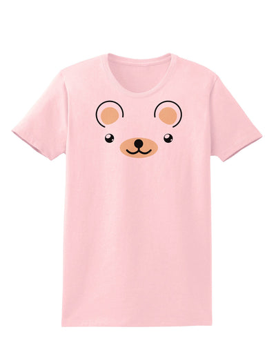 Kyu-T Ears - Beartholomew Teddy Bear Womens T-Shirt-Womens T-Shirt-TooLoud-PalePink-X-Small-Davson Sales