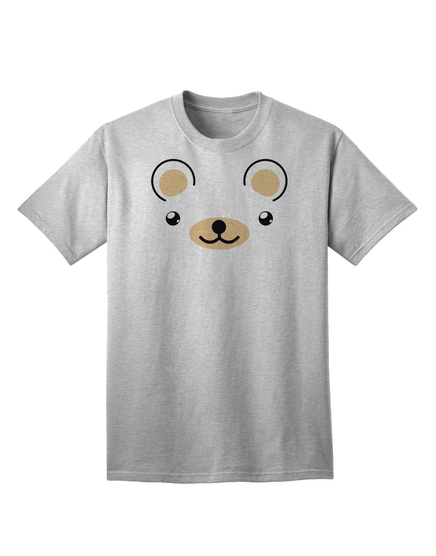 Kyu-T Ears Collection - Beartholomew Teddy Bear Premium Adult T-Shirt for the Discerning Shopper-Mens T-shirts-TooLoud-AshGray-Small-Davson Sales