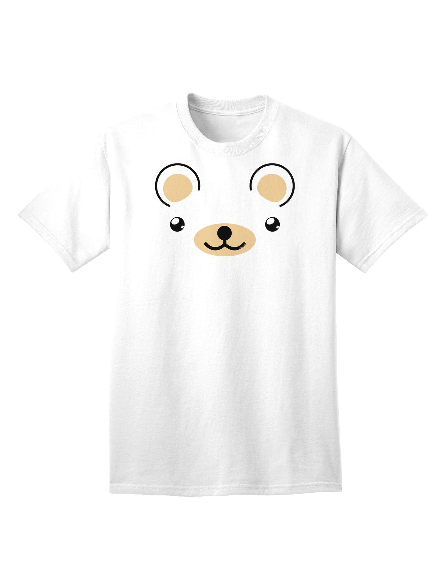 Kyu-T Ears Collection - Beartholomew Teddy Bear Premium Adult T-Shirt for the Discerning Shopper-Mens T-shirts-TooLoud-White-Small-Davson Sales