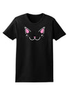 Kyu-T Ears - Kawa the Cute Critter Womens Dark T-Shirt-TooLoud-Black-X-Small-Davson Sales