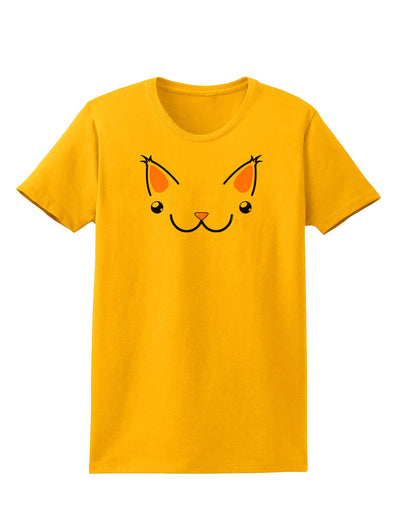 Kyu-T Ears - Kawa the Cute Critter Womens T-Shirt-Womens T-Shirt-TooLoud-Gold-X-Small-Davson Sales