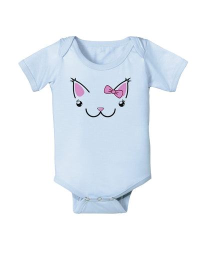 Kyu-T Ears - Kawaia the Cute Girl Critter Baby Romper Bodysuit-Baby Romper-TooLoud-Light-Blue-06-Months-Davson Sales