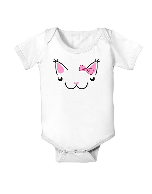 Kyu-T Ears - Kawaia the Cute Girl Critter Baby Romper Bodysuit-Baby Romper-TooLoud-White-06-Months-Davson Sales
