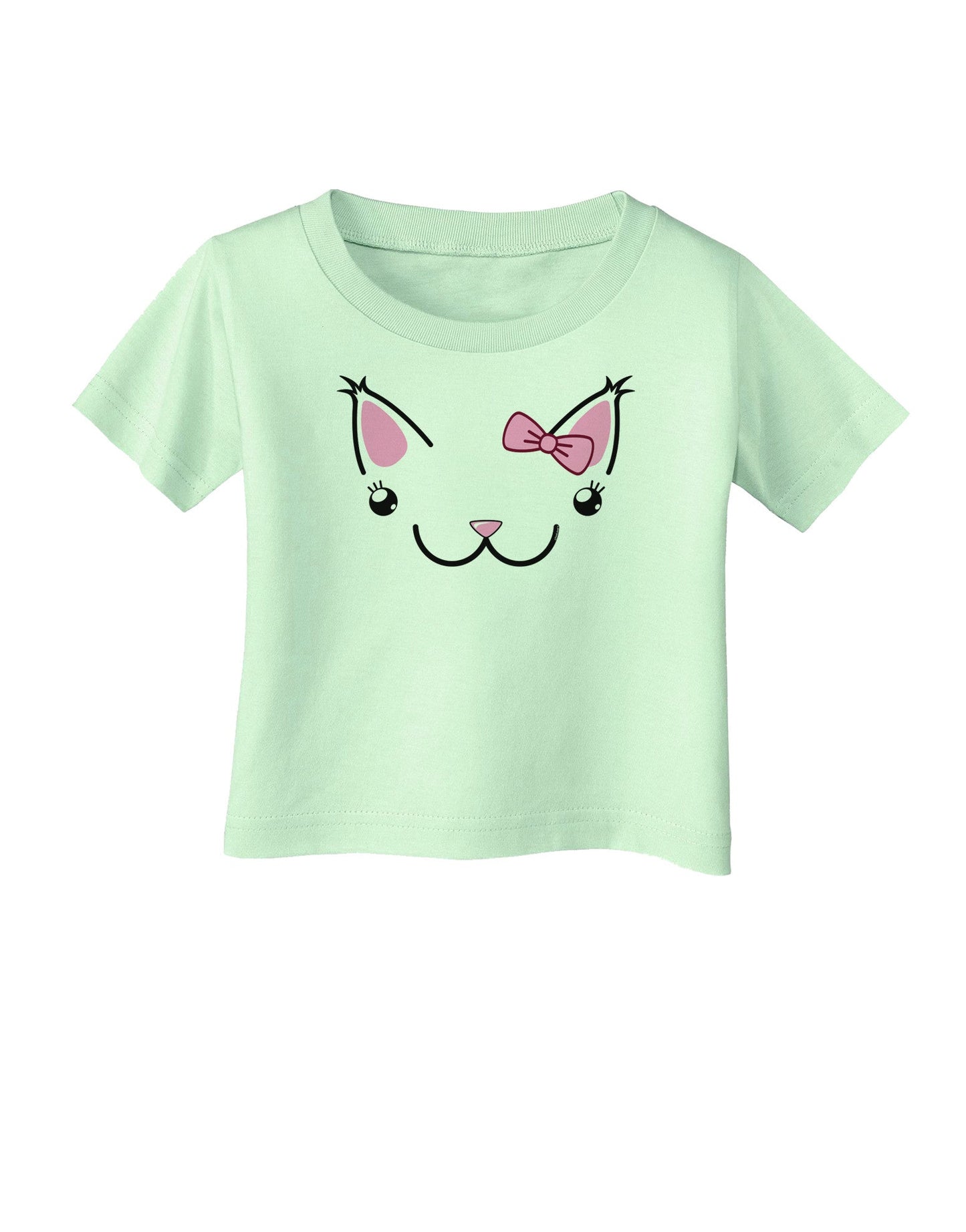 Kyu-T Ears - Kawaia the Cute Girl Critter Infant T-Shirt-Infant T-Shirt-TooLoud-Light-Green-06-Months-Davson Sales
