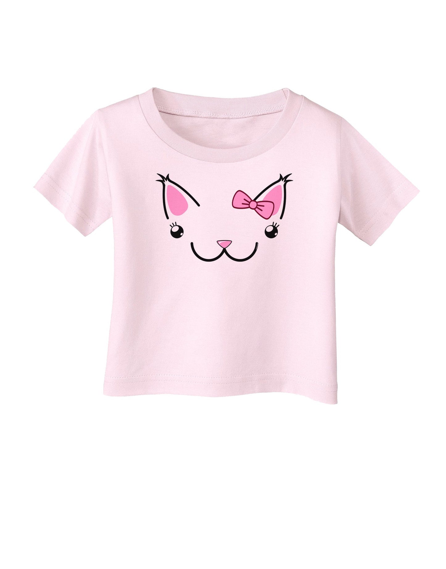Kyu-T Ears - Kawaia the Cute Girl Critter Infant T-Shirt-Infant T-Shirt-TooLoud-Light-Pink-06-Months-Davson Sales