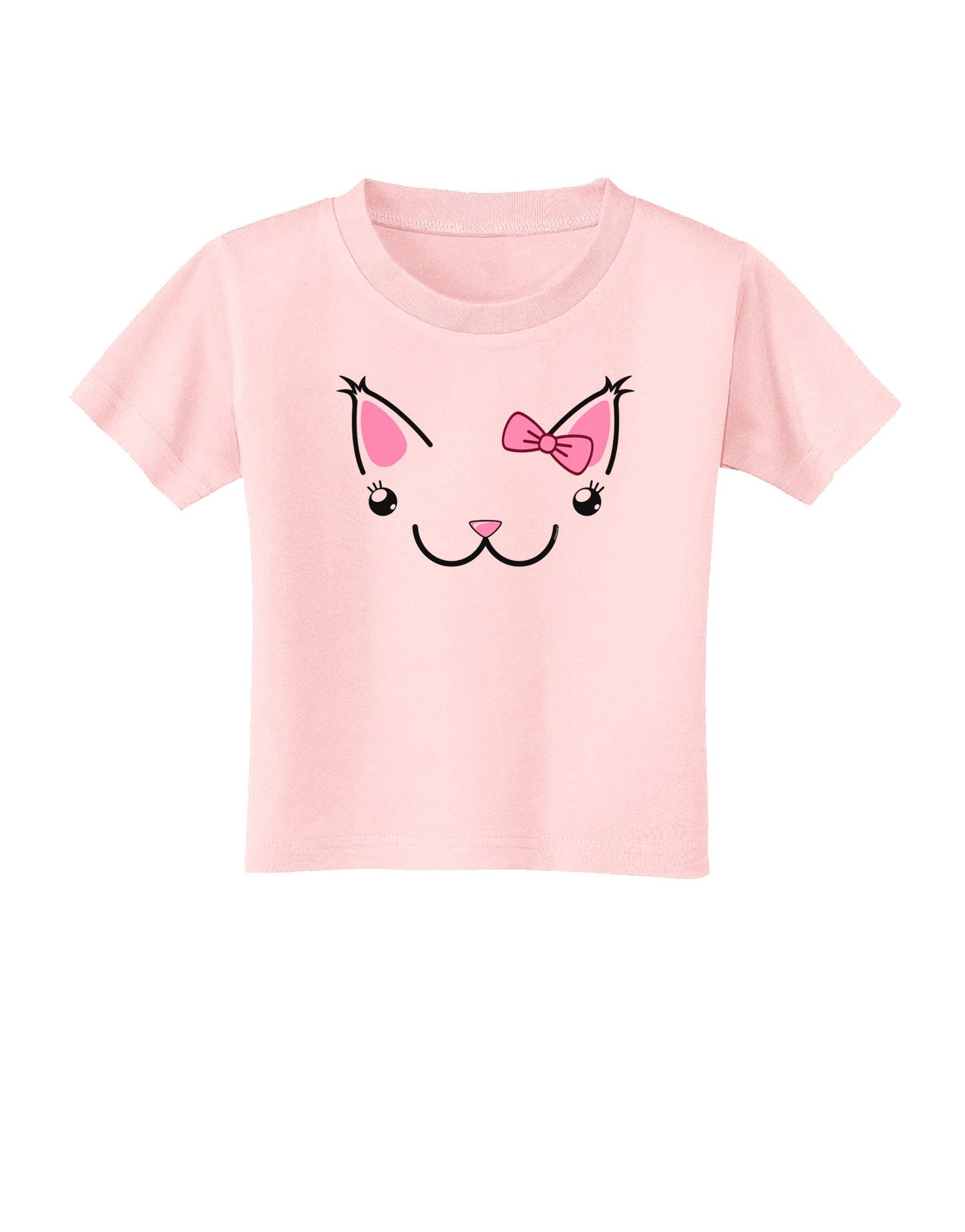 Kyu-T Ears - Kawaia the Cute Girl Critter Toddler T-Shirt-Toddler T-Shirt-TooLoud-Light-Pink-2T-Davson Sales
