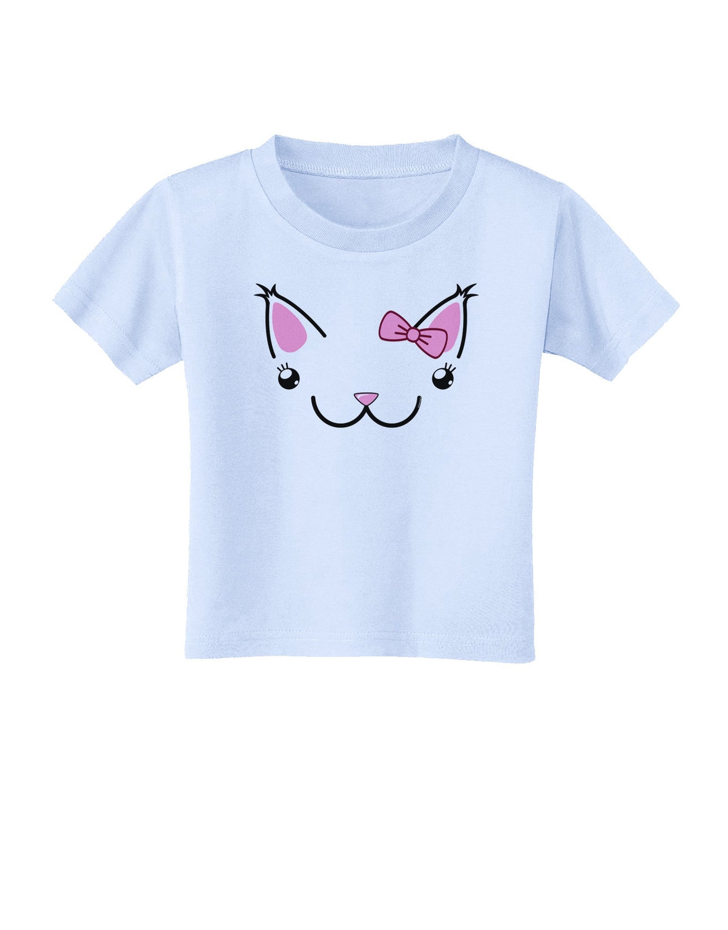 Kyu-T Ears - Kawaia the Cute Girl Critter Toddler T-Shirt-Toddler T-Shirt-TooLoud-Light-Blue-2T-Davson Sales