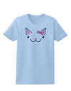 Kyu-T Ears - Kawaia the Cute Girl Critter Womens T-Shirt-Womens T-Shirt-TooLoud-Light-Blue-X-Small-Davson Sales