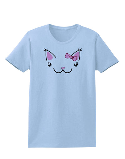 Kyu-T Ears - Kawaia the Cute Girl Critter Womens T-Shirt-Womens T-Shirt-TooLoud-Light-Blue-X-Small-Davson Sales