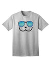 Kyu-T Face - Adult T-Shirt with Dewy Cool Sunglasses-Mens T-shirts-TooLoud-AshGray-Small-Davson Sales