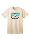 Kyu-T Face - Adult T-Shirt with Dewy Cool Sunglasses-Mens T-shirts-TooLoud-Natural-Small-Davson Sales