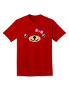 Kyu-T Face - Beartholomea Cute Girl Bear Adult Dark T-Shirt-Mens T-Shirt-TooLoud-Red-Small-Davson Sales