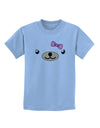 Kyu-T Face - Beartholomea Cute Girl Bear Childrens T-Shirt-Childrens T-Shirt-TooLoud-Light-Blue-X-Small-Davson Sales