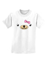 Kyu-T Face - Beartholomea Cute Girl Bear Childrens T-Shirt-Childrens T-Shirt-TooLoud-White-X-Small-Davson Sales