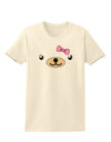 Kyu-T Face - Beartholomea Cute Girl Bear Womens T-Shirt-Womens T-Shirt-TooLoud-Natural-X-Small-Davson Sales