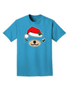 Kyu-T Face Beartholomea Santa Girl Bear Adult Dark T-Shirt-Mens T-Shirt-TooLoud-Turquoise-Small-Davson Sales