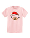 Kyu-T Face Beartholomea Santa Girl Bear Childrens T-Shirt-Childrens T-Shirt-TooLoud-PalePink-X-Small-Davson Sales