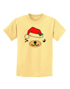 Kyu-T Face Beartholomea Santa Girl Bear Childrens T-Shirt-Childrens T-Shirt-TooLoud-Daffodil-Yellow-X-Small-Davson Sales