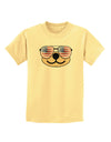 Kyu-T Face - Beartholomew Patriotic Sunglasses Childrens T-Shirt-Childrens T-Shirt-TooLoud-Daffodil-Yellow-X-Small-Davson Sales