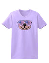 Kyu-T Face - Beartholomew Patriotic Sunglasses Womens T-Shirt-Womens T-Shirt-TooLoud-Lavender-X-Small-Davson Sales