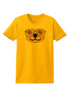 Kyu-T Face - Beartholomew Patriotic Sunglasses Womens T-Shirt-Womens T-Shirt-TooLoud-Gold-X-Small-Davson Sales