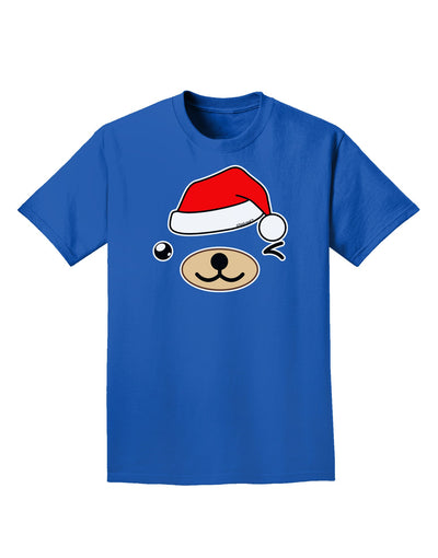 Kyu-T Face Beartholomew Santa Boy Bear Adult Dark T-Shirt-Mens T-Shirt-TooLoud-Royal-Blue-Small-Davson Sales