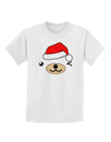 Kyu-T Face Beartholomew Santa Boy Bear Childrens T-Shirt-Childrens T-Shirt-TooLoud-White-X-Small-Davson Sales